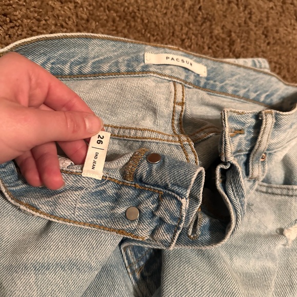 Pink Top and Light Blue Ripped Jeans - Picture 5 of 7